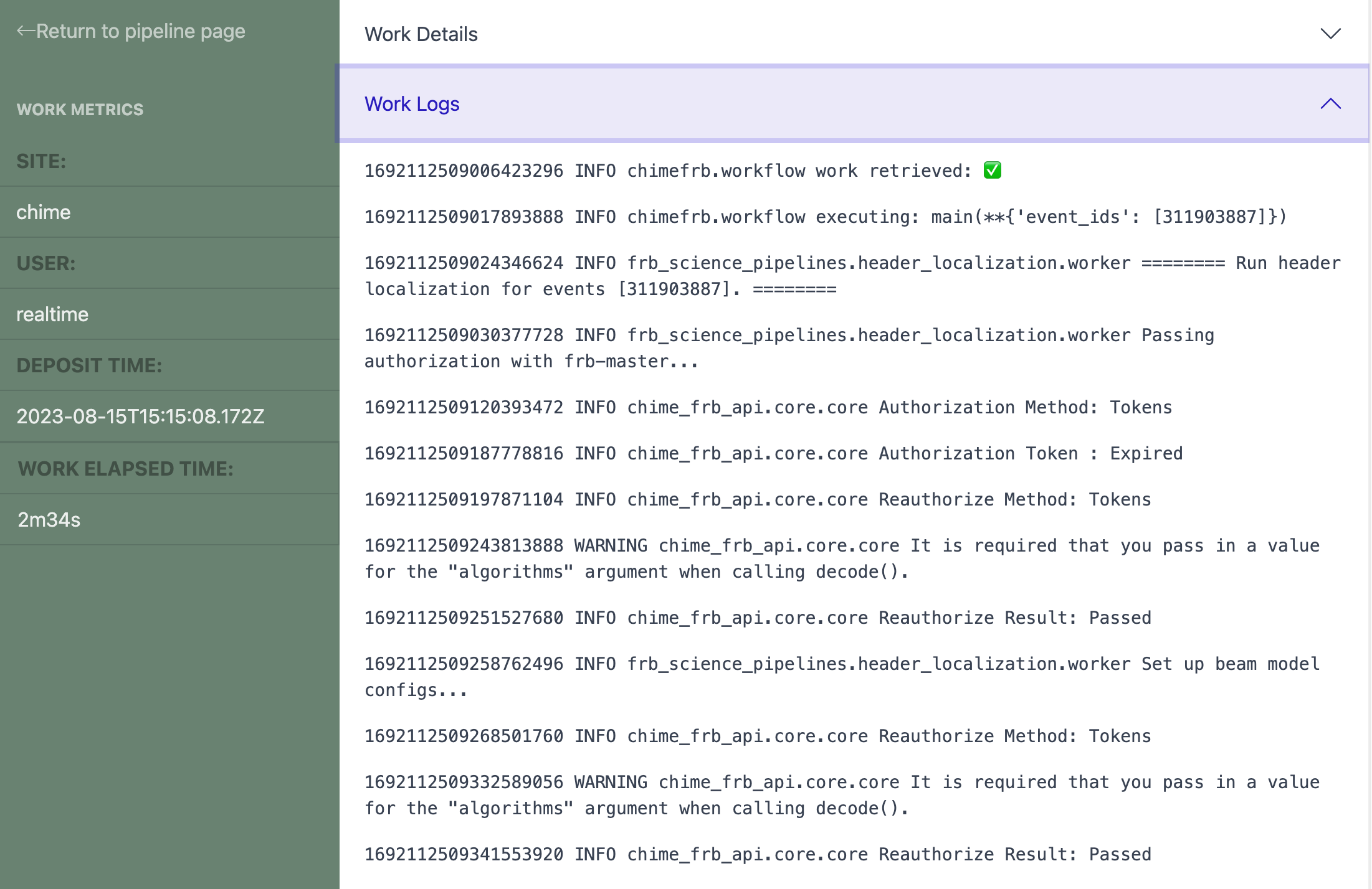 Individual Work Logs